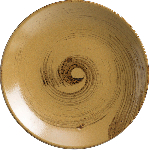 Тарелка мелкая «Анфора Алма»; фарфор; D=190мм; коричнев., олив. Steelite A315P093A