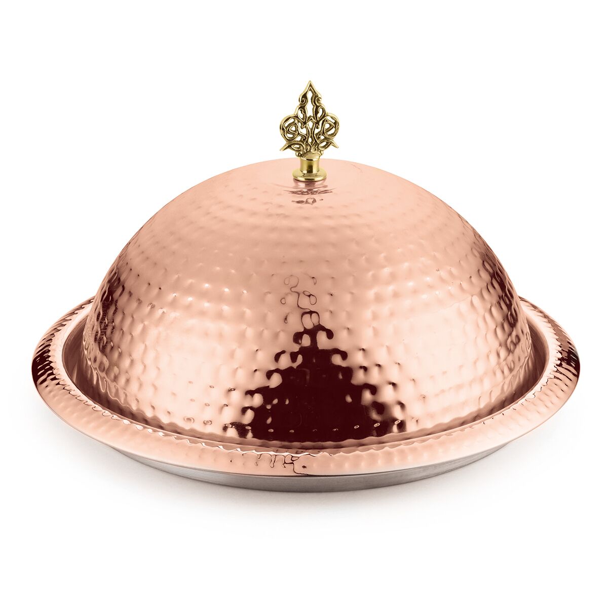 Блюдо круглое с крышкой d=400 мм, нержавейка, P.L. Proff Cuisine SG-84610(D)