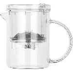 Чайник с фильтром «Гунфу»; термост.стекло, поликарбонат; 350мл; D=75мм, H=115мм, L=120мм; прозр. Prohotel EC-21