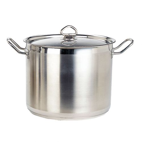Кастрюля c крышкой, 15 л, 300x210 мм, сталь 18/0, P.L. Proff Cuisine C22S170S-(30*21)-15L