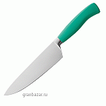 Нож поварской; сталь,пластик; L=36.5/23,B=5см; металлич.,зелен. Felix 941223GR