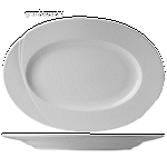Блюдо овальное «Атлантис»; фарфор; H=3,L=33,B=23см; белый Lilien Austria ATL3032