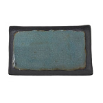 Turquoise design on Black