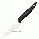 Нож д/чистки овощей; пластик; H=20,L=25,B=22мм; белый Kasumi 33008