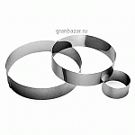 Кольцо кондитерское; сталь нерж.; D=200,H=45мм; металлич. Paderno 47532-20