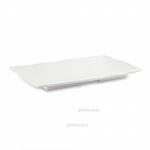 Тарелка прямоугольная 255x185 мм "Белый" Ever Unison JSQ511/White