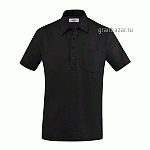 Рубашка поло мужская,размер XL; хлопок,эластан; черный Greiff 6627.1405.010/XL