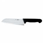 Шеф-нож PRO-Line "Сантоку" 175 мм, ручка пластиковая черная, P.L. Proff Cuisine KB-3821-180G-BK201-RE-PL