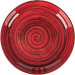 Тарелка мелкая керамика D=180 мм красный Борисовская Керамика КРП00015807