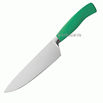 Нож поварской; сталь,пластик; L=35/21,B=4.5см; металлич.,зелен. Felix 941221GR