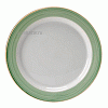 Тарелка мелкая «Рио Грин»; фарфор; D=23см; белый,зелен. Steelite 1529 0211