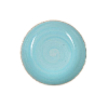 Тарелка глубокая без бортов 205 мм голубая Corone Natura