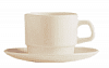 Чашка чайная «Гастрономи»; стекло; 190мл; D=75,H=65,L=110мм; слон.кость Arcoroc 13235