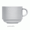 Чашка чайная «Карат»; фарфор; 250мл; D=8,H=7,L=10.5см; белый Bauscher 25 5128