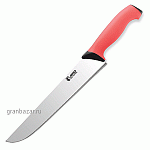 Нож д/нарезки мяса; сталь,пластик; L=26см; красный MATFER 90923
