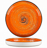 Тарелка с бортом Texture Orange Circular 230 мм, h 30 мм, P.L. Proff Cuisine