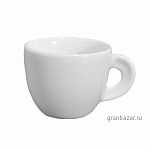 Чашка кофейная «Эдекс»; фарфор; 70мл; B=15см; белый ANCAP 15807