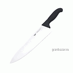 Нож поварской; сталь,пластик; L=445/300,B=65мм; черный,металлич. Paderno 18000-30