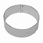 Кольцо кондитерское; сталь нерж.; D=240,H=35,B=242мм; металлич. MATFER 371208