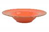 Тарелка глубокая ORANGE фарфор, 800 мл, d 300 мм, h 65 мм, оранжевый Seasons Porland 173931 оранжевый