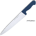 Нож поварской; сталь; L=34/21,B=4см; синий,металлич. Felix 101221BL
