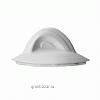 Крышка к сахарнице «Оптик»; фарфор; H=5,L=8,B=5см; белый Steelite 9118 C1030