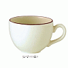 Чашка кофейная «Кларет»; фарфор; 85мл; D=6.5,H=5,L=8.5см; бежев.,бордо Steelite 1503 A190