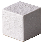Подставка для комплимента «Ро Дизайн Бай Эрбиси» в виде куба керамика, H=60, L=60, B=60 мм белый, матовый Studio Raw RD19245