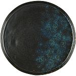 Тарелка мелкая "Фобос"; керамика; D=265 мм; черный, синий Le CoQ LPHO019NB003265