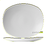 Тарелка мелкая «Тэйст вайт»; фарфор; L=25.5,B=22.5см; белый Steelite 1107 0580