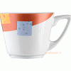 Чашка кофейная «Зен»; фарфор; 85мл; D=6,H=5,L=8.5см; белый,оранжев. Steelite 9401 C637