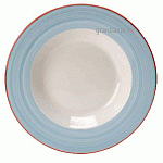 Тарелка д/пасты «Рио Блю»; фарфор; D=27см; белый,синий Steelite 1531 0314