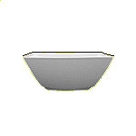 Салатник квадратный «Виктория»; фарфор; 400мл; H=5.5,L=13.2,B=13.2см; белый Lubiana 2714