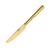 Нож столовый «Флэт»; сталь нерж.; L=236 мм; золотой Sambonet 62712G11