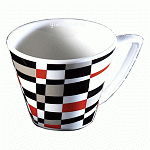 Чашка чайная «Zing»; фарфор; 230мл; D=10,H=8.6,L=11.3см; разноцветн.,белый Steelite 9321 C638