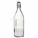 Бутылка «Свинг»; стекло,пластик; 1060мл; D=90,H=315,L=75мм; прозр. Bormioli Rocco 3,1472