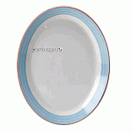 Блюдо овальное «Рио Блю»; фарфор; L=28см; белый,синий Steelite 1531 0141