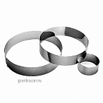 Кольцо кондитерское; сталь нерж.; D=80,H=45мм; металлич. Paderno 47532-08
