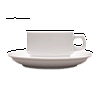 Чашка кофейная «Кашуб-хел»; фарфор; 150мл; D=8,H=5,L=10см; белый Lubiana 600