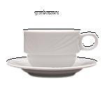 Чашка кофейная «Аркадия»; фарфор; 160мл; D=7.5,H=5.5,B=11см; белый Lubiana 500