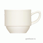 Чашка чайная «Рафинез»; фарфор; 180мл; слон.кость Bauscher 20 5219