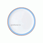 Блюдо д/пиццы «Рио Блю»; фарфор; D=31см; белый,синий Steelite 1531 0614