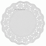 Настол.подкладка круж.; бумага; D=18,L=18,B=18см; белый Pap Star 12452 100шт.
