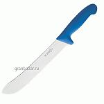 Нож д/нарезки мяса; сталь нерж.,пластик; L=42.5/29.5,B=3.5см; синий MATFER 182347