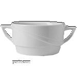 Бульонная чашка «Атлантис»; фарфор; 250мл; D=10.5,H=5.8,L=15.5,B=10.5см; белый Lilien Austria ATL1125