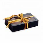 Коробка для шоколада с крышкой и разделителями, 145х75х35 мм, черная, картон, 50 шт/уп, Garcia de Pou 192.65