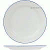 Тарелка мелкая «Блю дэппл»; фарфор; D=25.5см; белый,синий Steelite 1710 0210