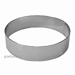 Кольцо кондитерское; сталь нерж.; D=150,H=35,B=128мм; металлич. MATFER 371203