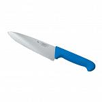Нож PRO-Line поварской 200 мм, синяя пластиковая ручка, волнистое лезвие, P.L. Proff Cuisine KB-7501-200S