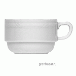 Чашка чайная «Штутгарт»; фарфор; 180мл; белый Bauscher 55 5118